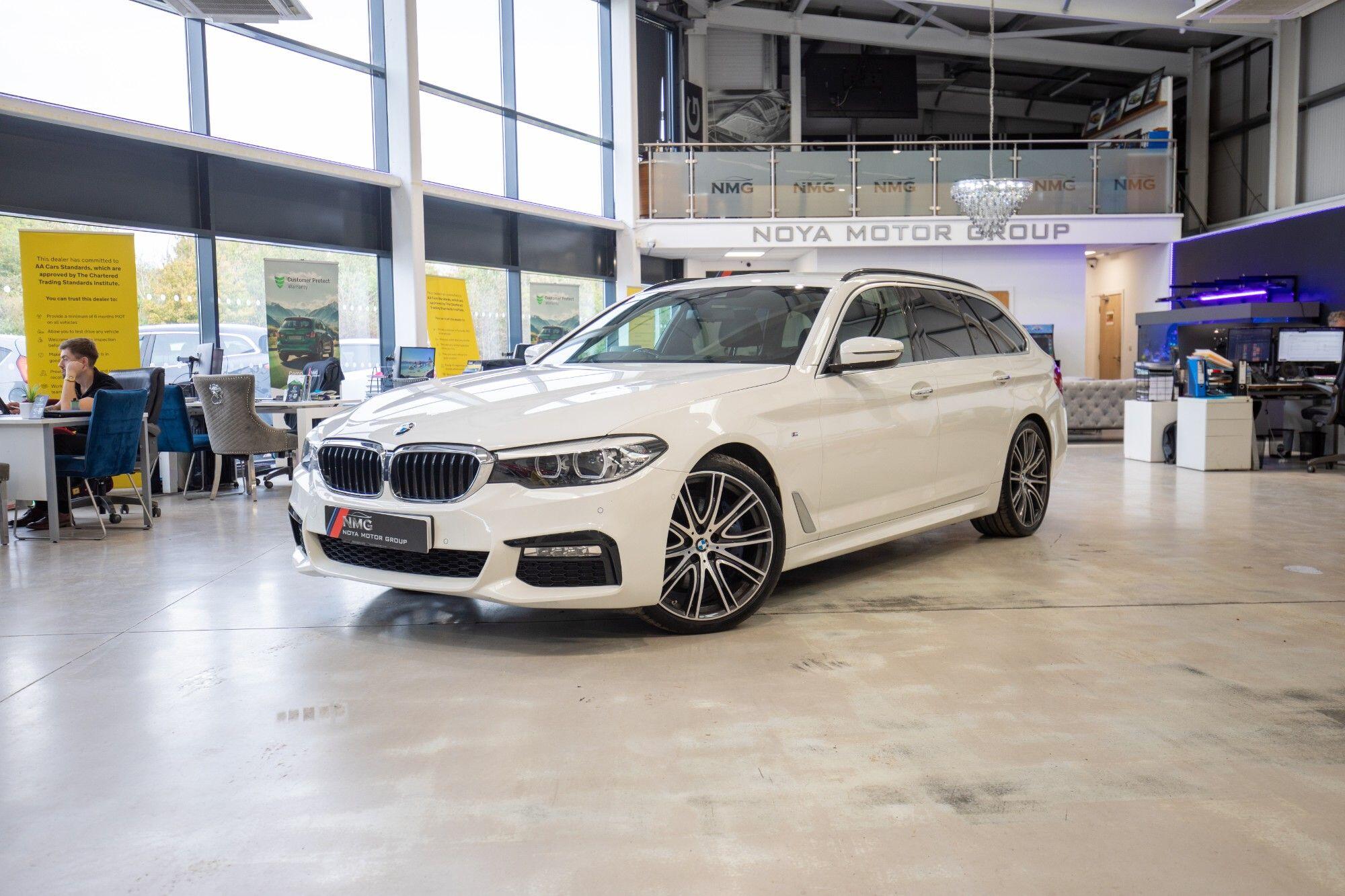2017 BMW 5 Series in White for sale