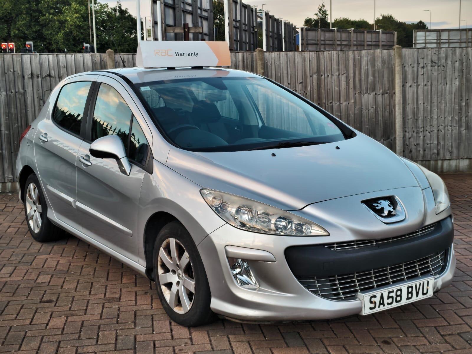 2009 Peugeot 308 in Silver for sale