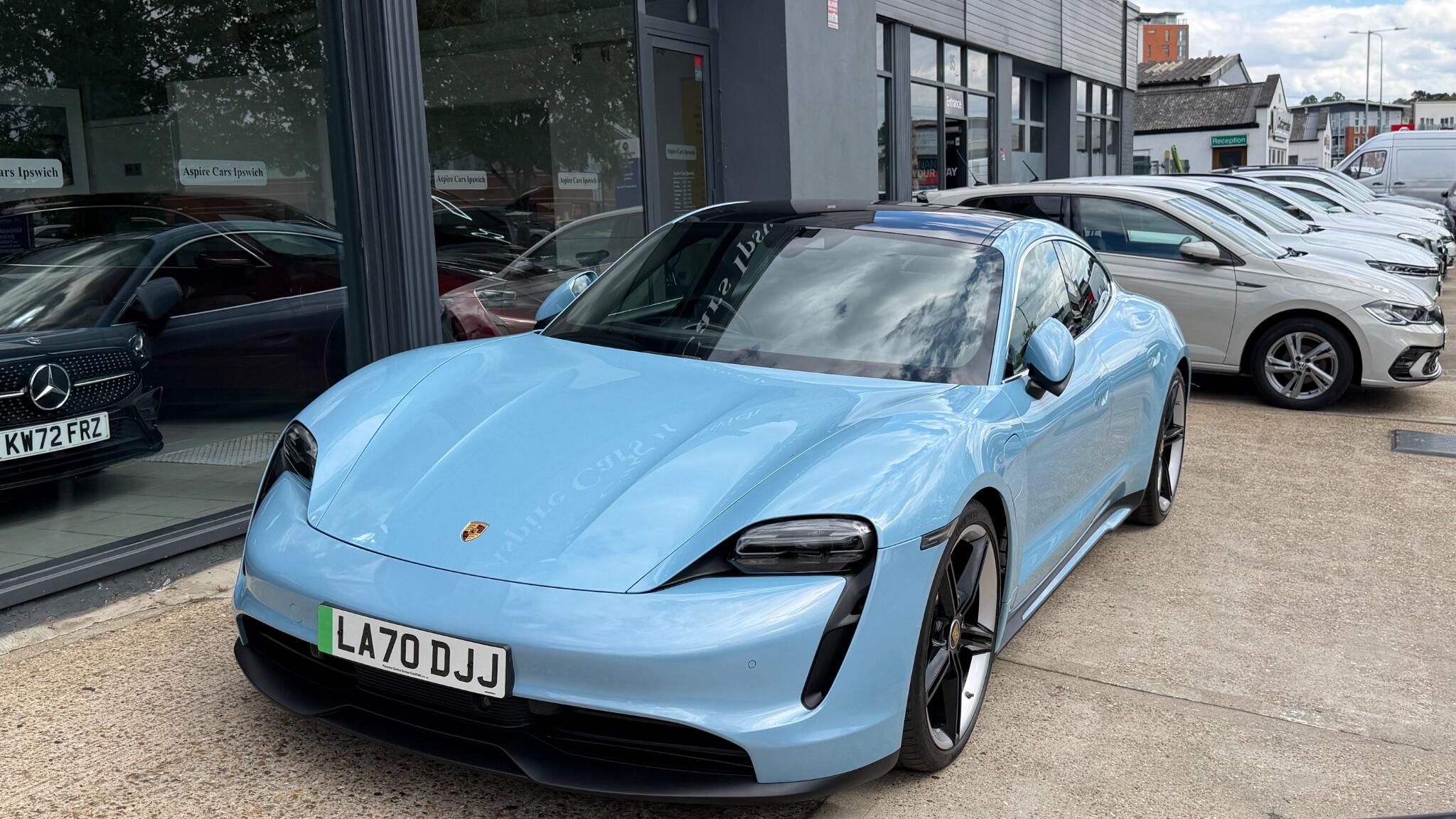Porsche Taycan view 3