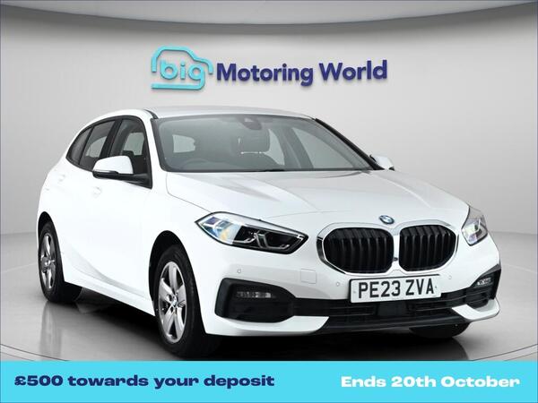 White 2023 BMW 1 Series Hatchback Front-wheel drive Automatic