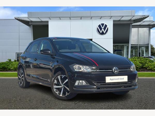 Black 2019 Volkswagen Polo Hatchback Front-wheel drive Automatic