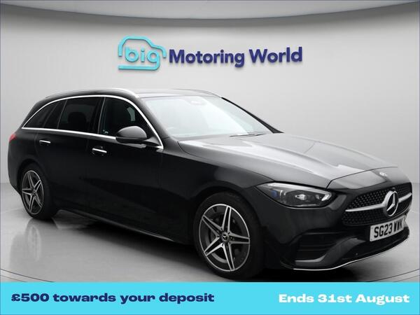 Black 2023 Mercedes-Benz C-Class Estate Rear-wheel drive Automatic