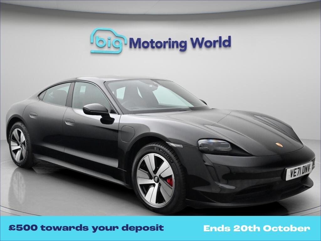 Black 2021 Porsche Taycan Saloon All-wheel drive Automatic