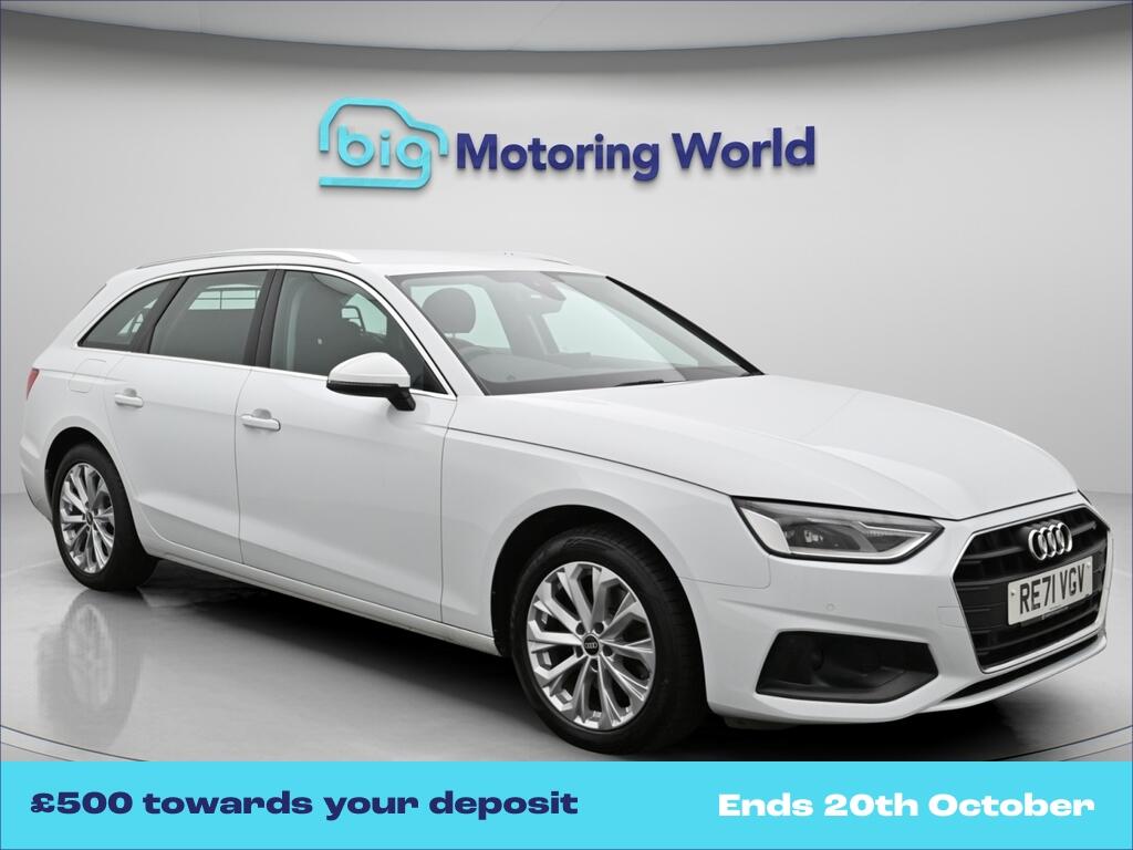 White 2021 Audi A4 Estate Front-wheel drive Automatic