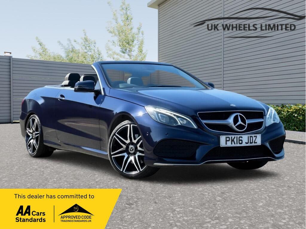 2016 Mercedes-Benz E-Class 2.0 E200 AMG Line (184ps) (s/s) Cabriolet Plus