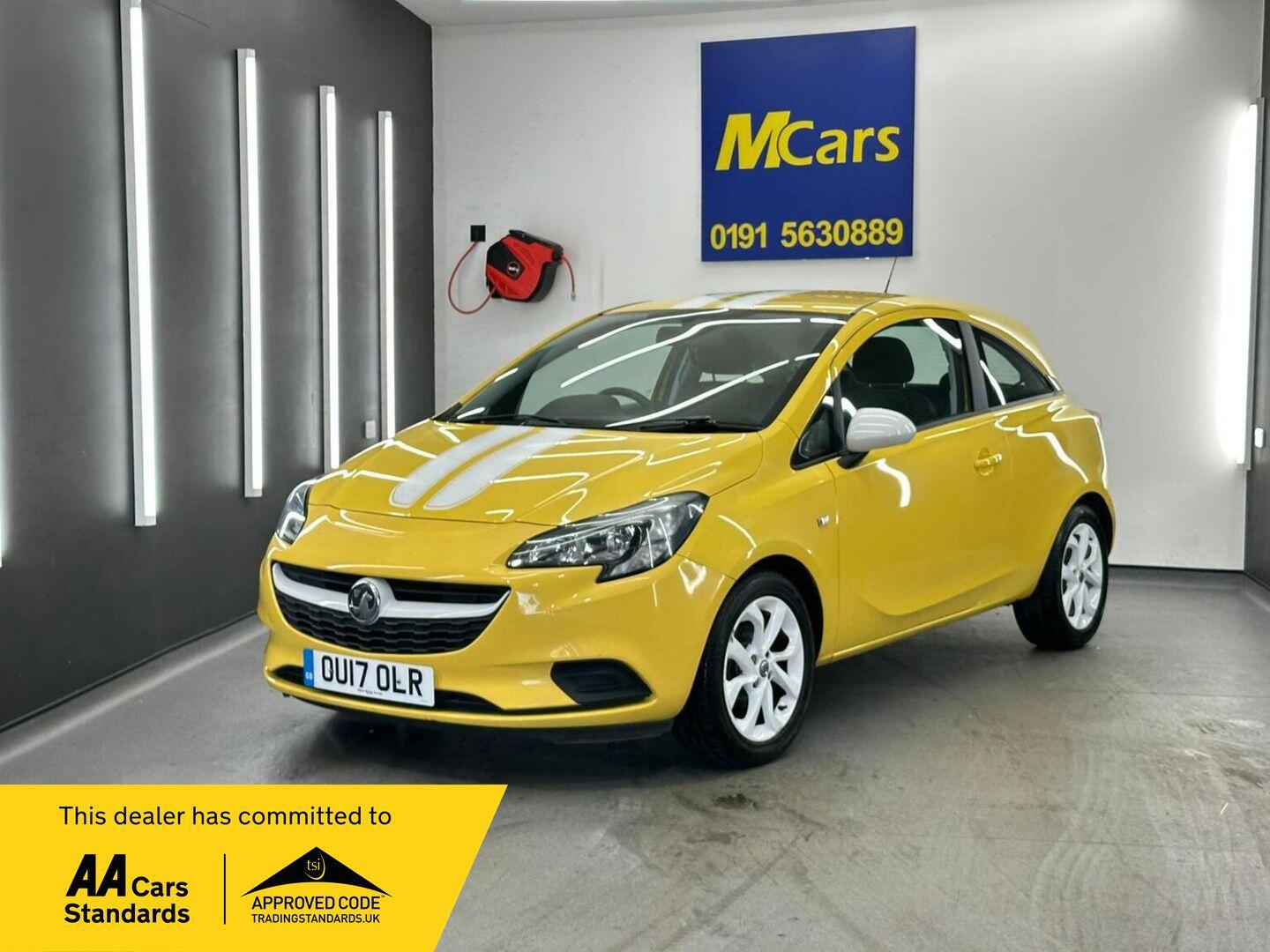 2017 Vauxhall Corsa in Yellow for sale