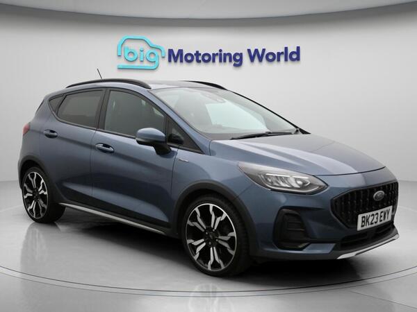Blue 2023 Ford Fiesta Hatchback Front-wheel drive Manual