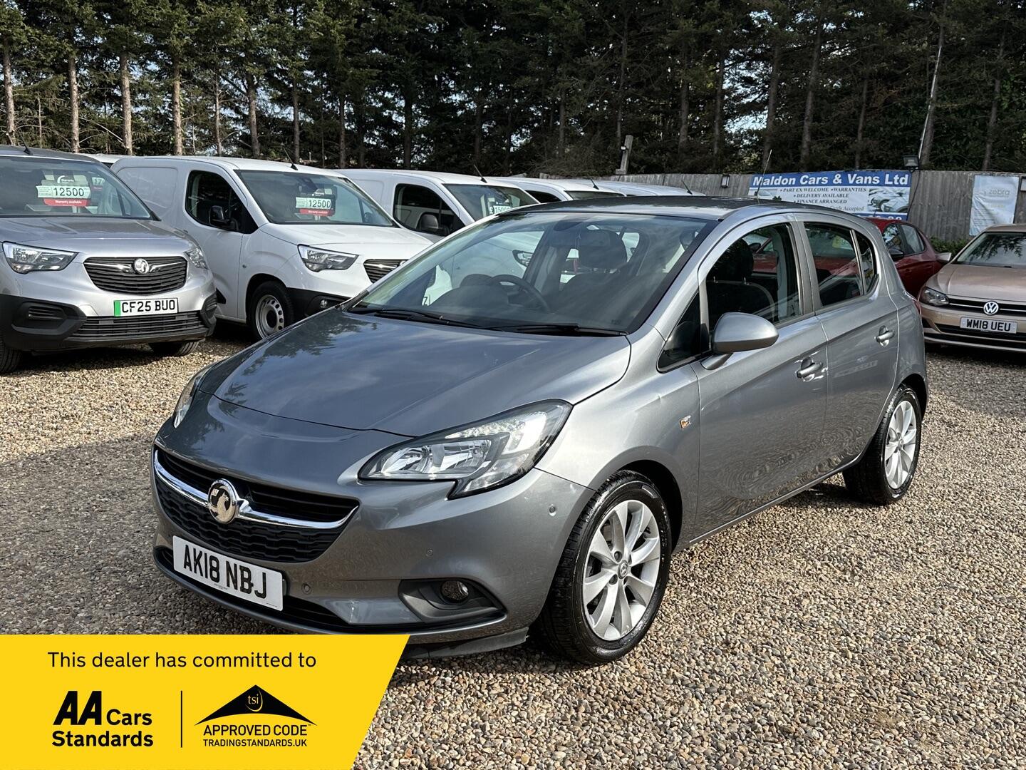 2018 Vauxhall Corsa in Grey for sale