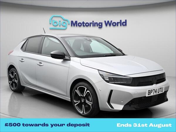 Silver 2024 Vauxhall Corsa Hatchback Front-wheel drive Manual