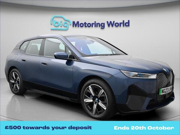 Blue 2023 BMW iX SUV/Crossover All-wheel drive Automatic