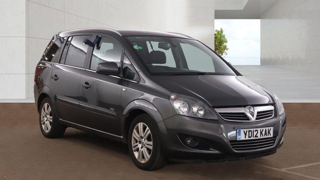 2012 Vauxhall Zafira in Grey for sale