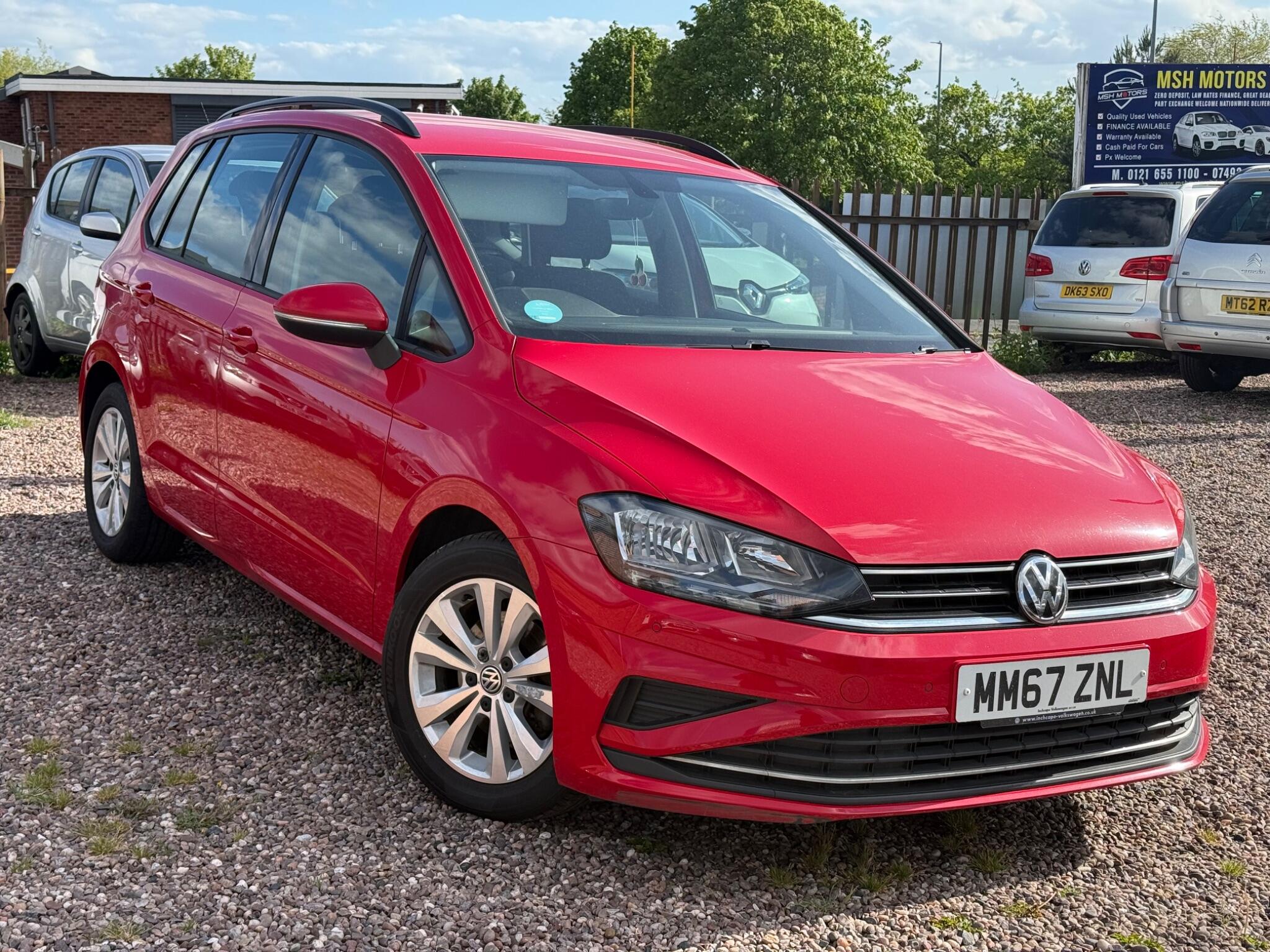2018 Volkswagen Golf Sportsvan in Red for sale