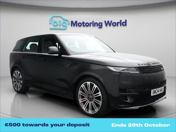 Black 2024 Land Rover Range Rover Sport SUV/Crossover All-wheel drive Automatic