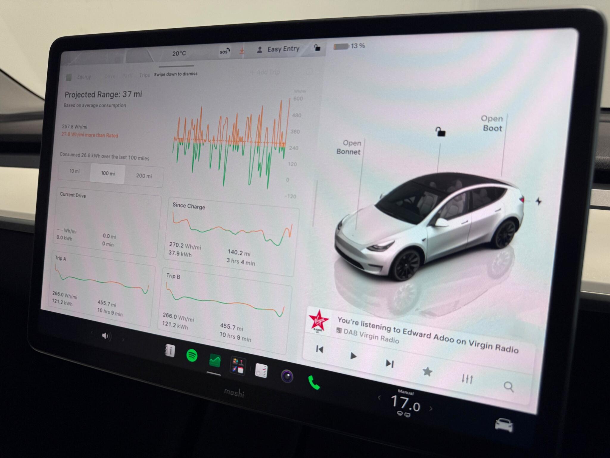 Tesla Model Y view 45