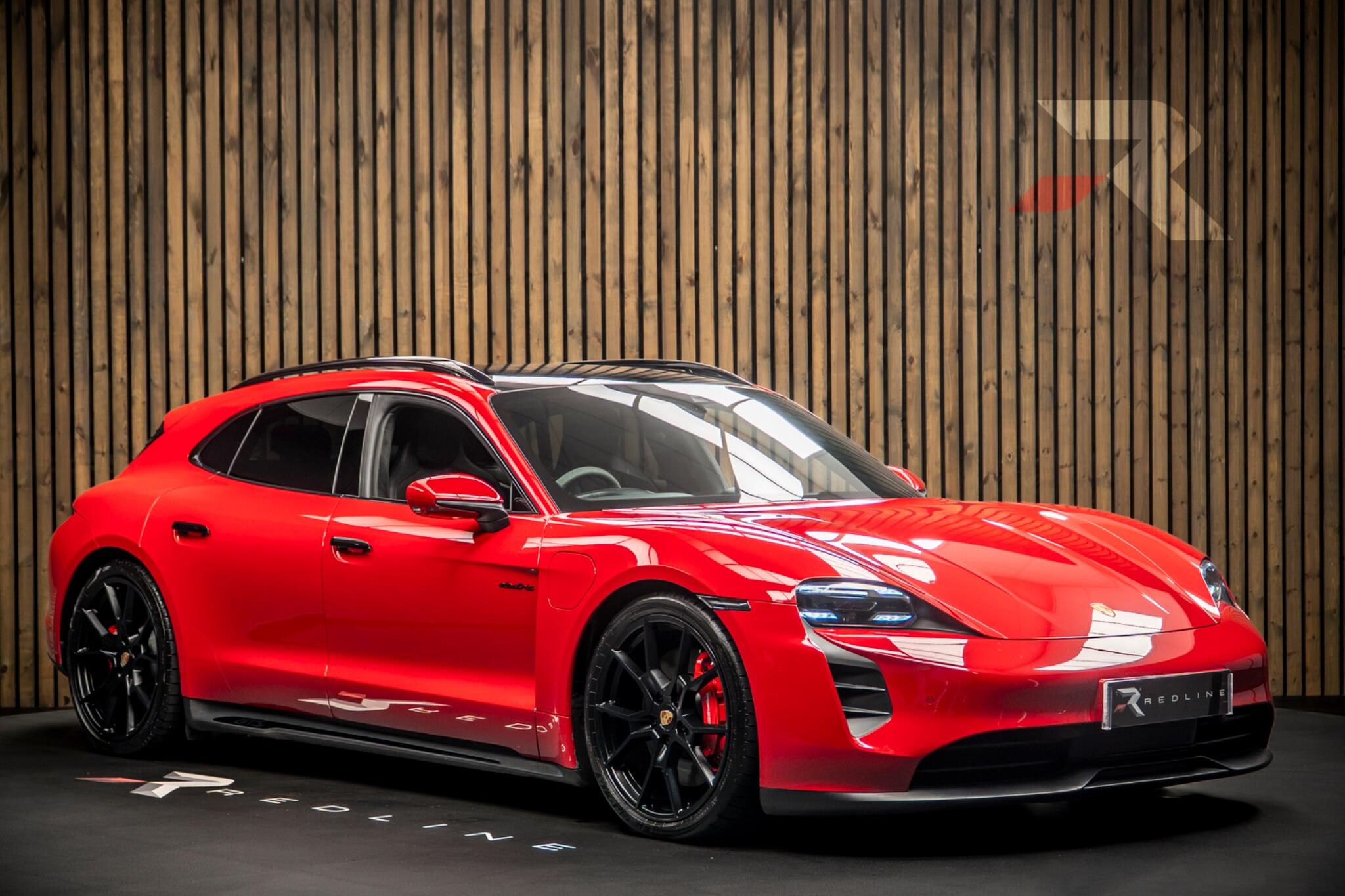 2023 Porsche Taycan in Red for sale