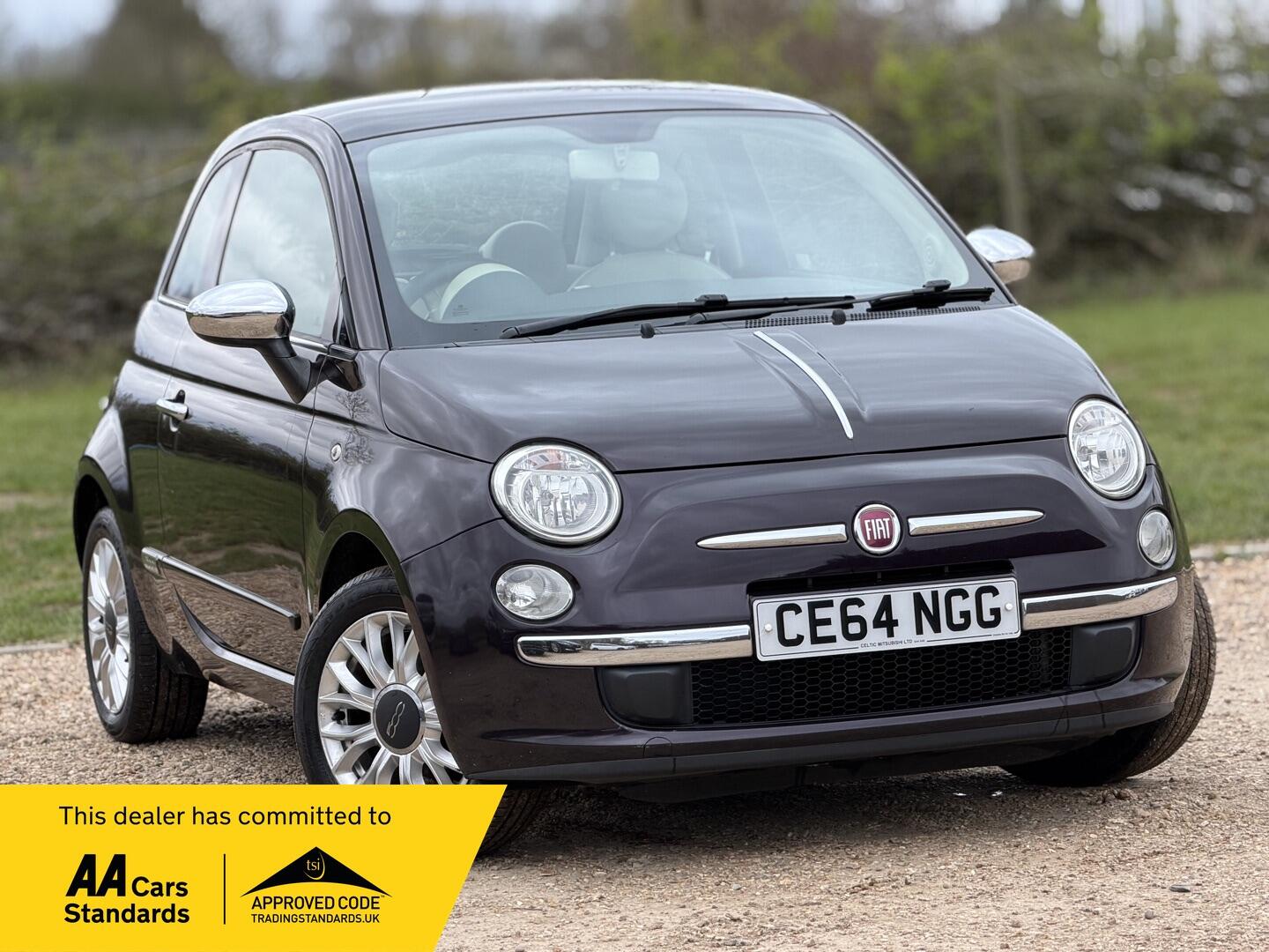 2014 Fiat 500 1.2 Lounge Euro 6 (s/s) 3dr image 4