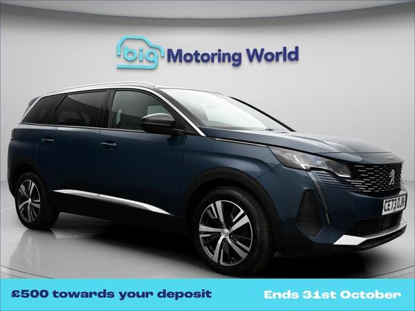 Blue 2023 Peugeot 5008 Estate Front-wheel drive Automatic