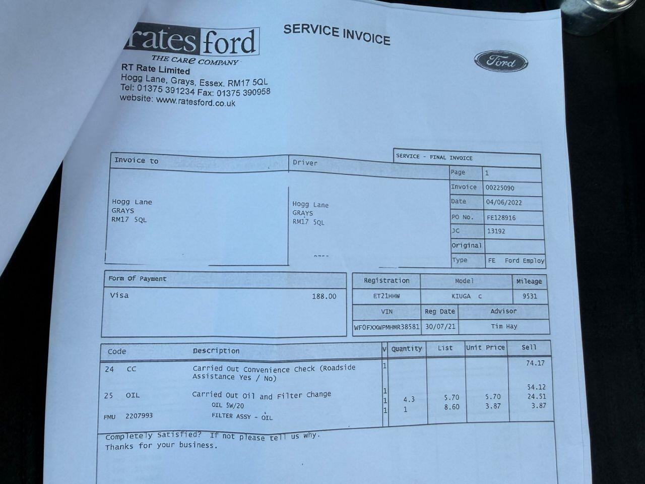 Ford Kuga view 68