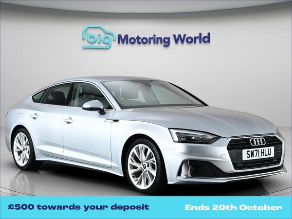 Silver 2022 Audi A5 Hatchback Front-wheel drive Automatic