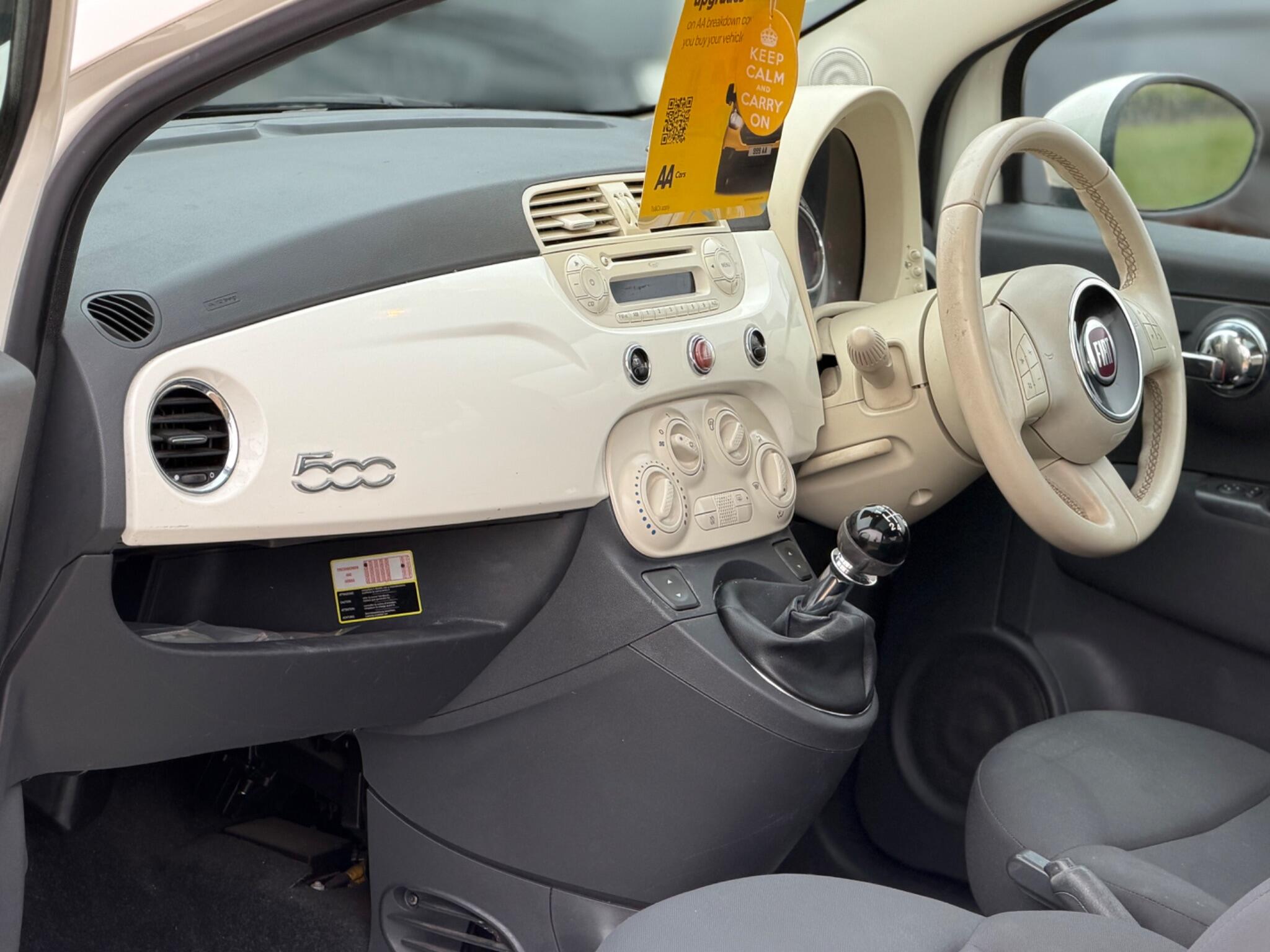2012 Fiat 500 1.2 Lounge Euro 5 (s/s) 3dr image 16