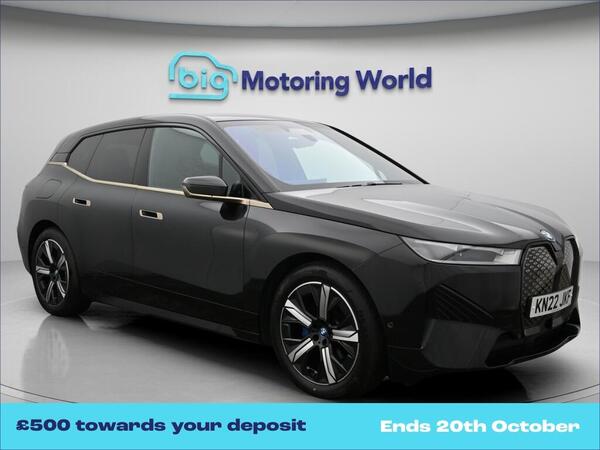 Black 2022 BMW iX SUV/Crossover All-wheel drive Automatic
