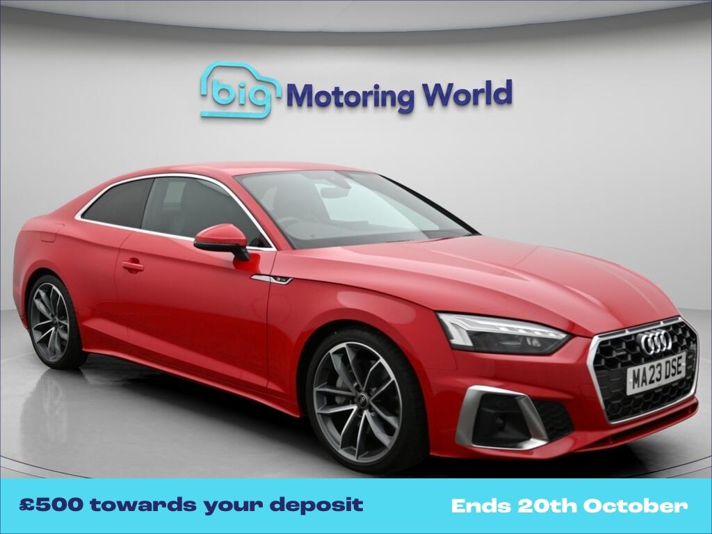 Red 2023 Audi A5 Coupe All-wheel drive Automatic
