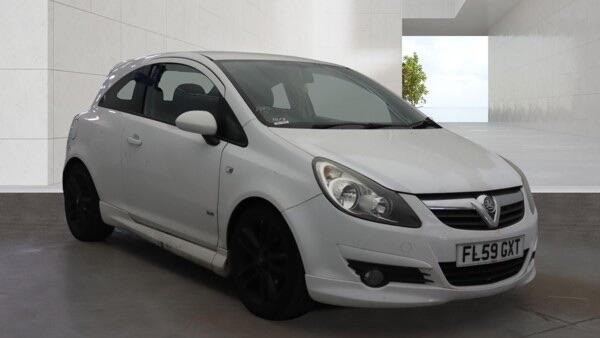 2010 Vauxhall Corsa in White for sale