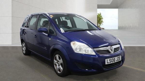 2008 Vauxhall Zafira in Blue for sale
