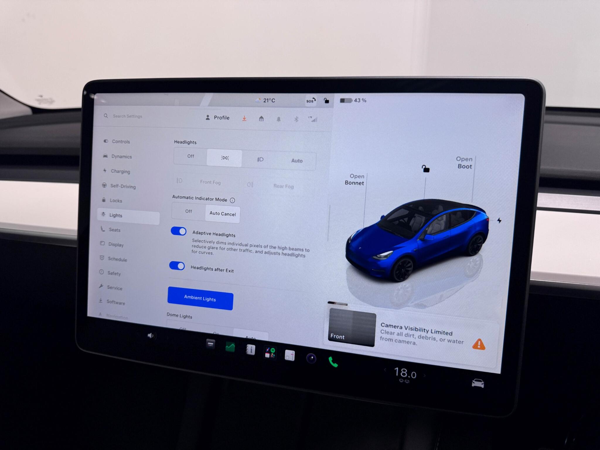 Tesla Model Y view 45