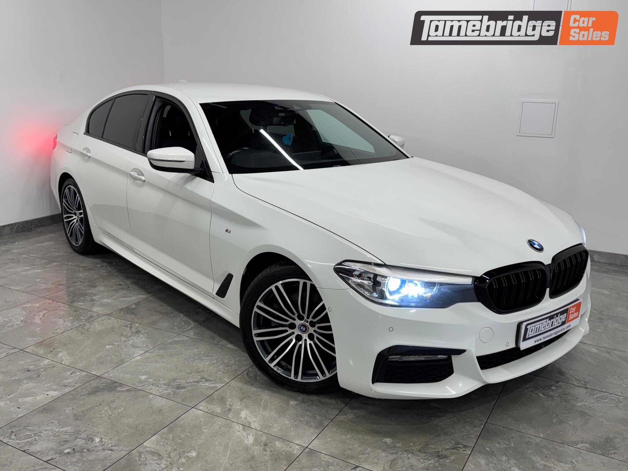 2017 BMW 5 Series in White for sale