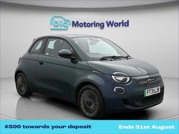 2022 Fiat 500 87kw Icon 42kwh 3dr Auto