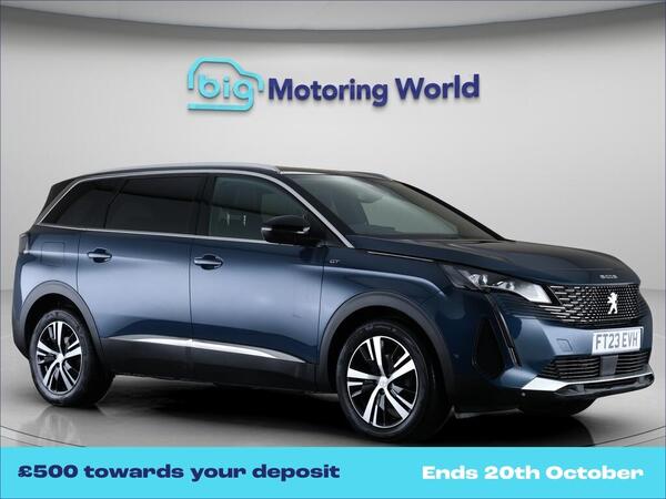 Blue 2023 Peugeot 5008 Estate Front-wheel drive Automatic