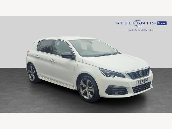 Pearl White 2021 Peugeot 308 Estate Front-wheel drive Manual
