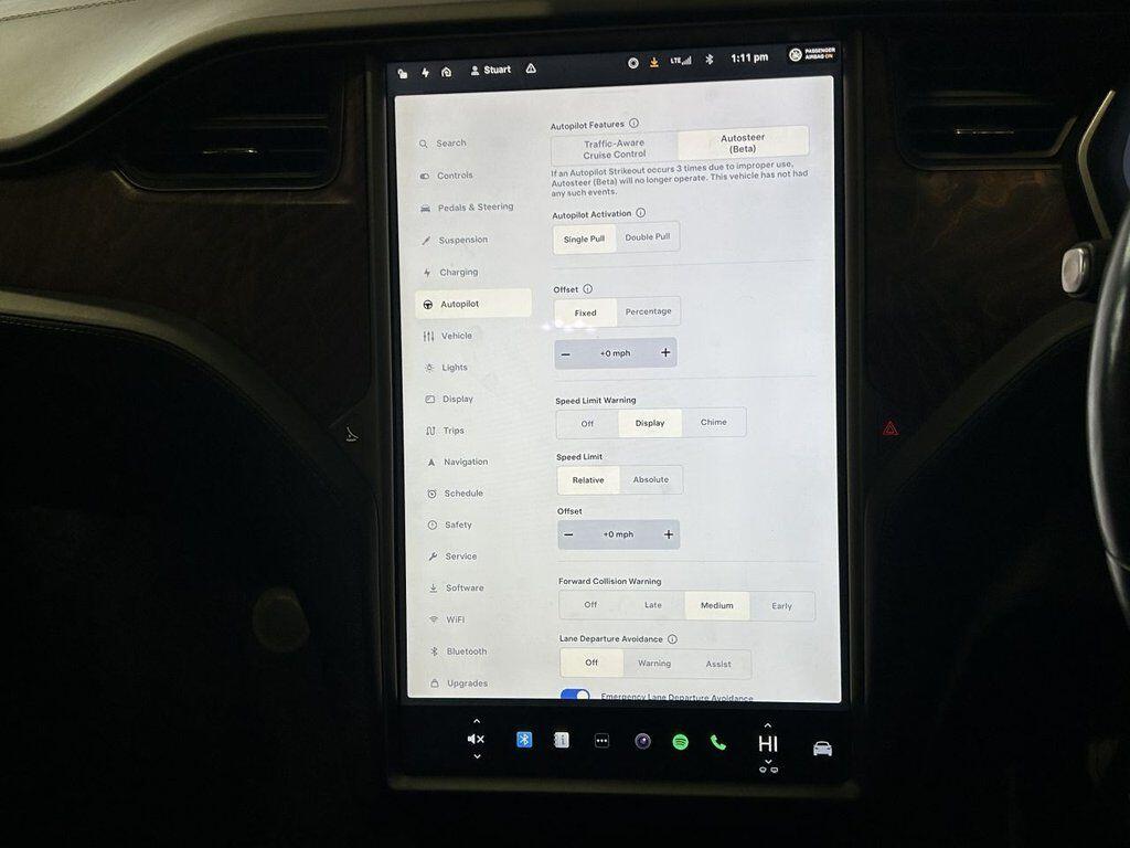 Tesla Model X view 45