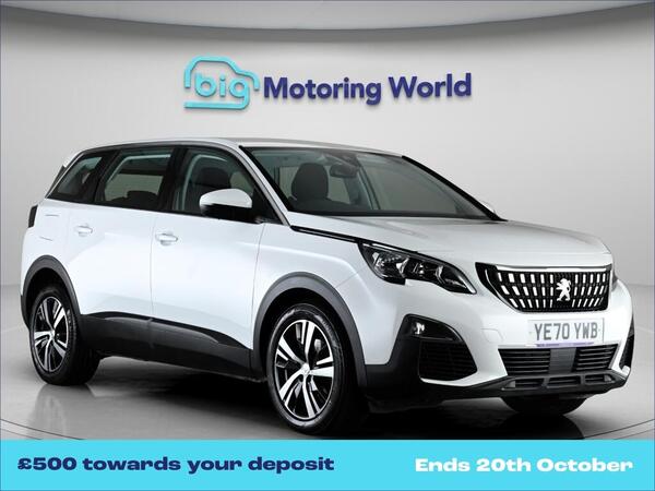 White 2020 Peugeot 5008 Estate Front-wheel drive Manual