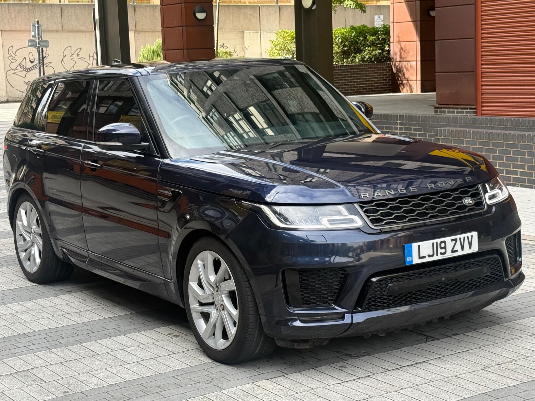 Blue 2019 Land Rover Range Rover Sport SUV/Crossover All-wheel drive Automatic