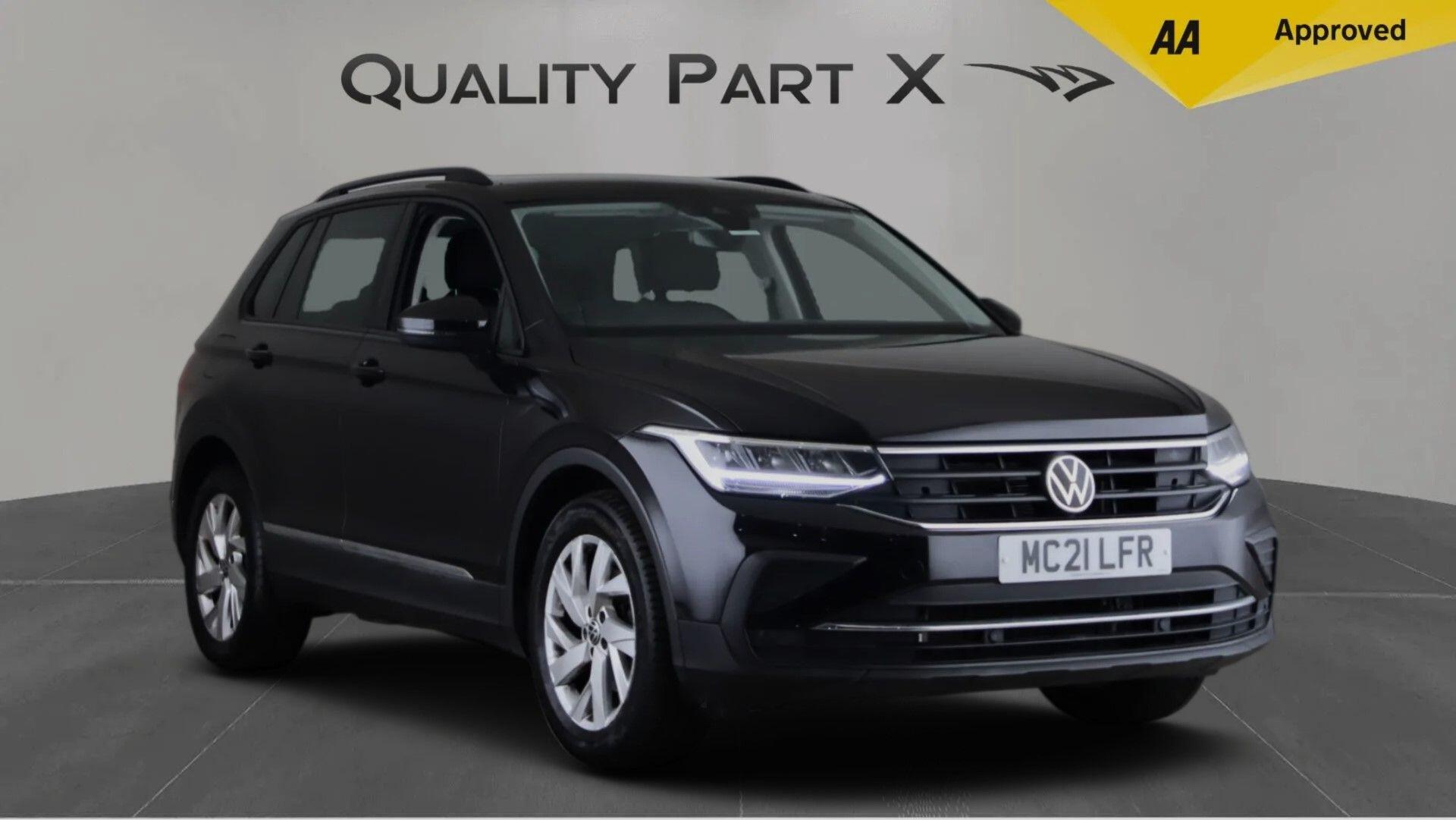 Black 2021 Volkswagen Tiguan Estate Front-wheel drive Manual