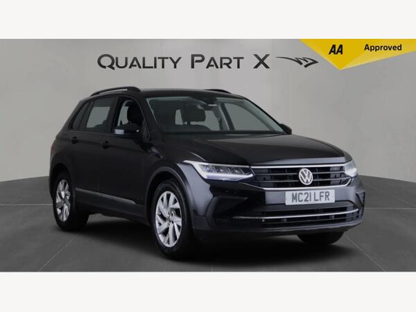 Black 2021 Volkswagen Tiguan Estate Front-wheel drive Manual