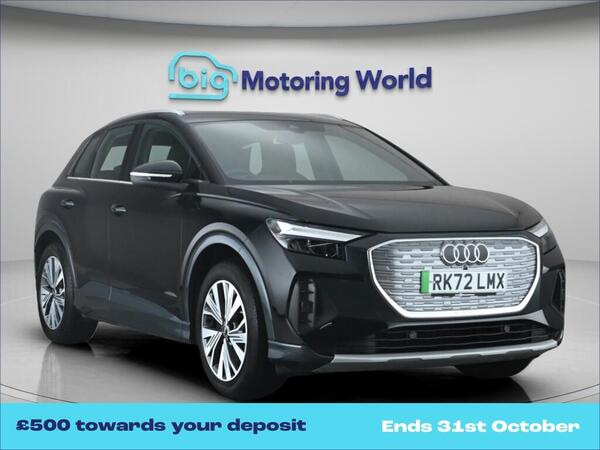 Black 2022 Audi Q4 E-Tron SUV/Crossover Rear-wheel drive Automatic