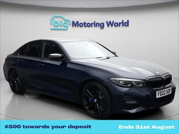 Blue 2022 BMW 3 Series Saloon Rear-wheel drive Automatic
