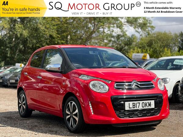 Red 2017 Citroen C1 Hatchback Front-wheel drive Manual