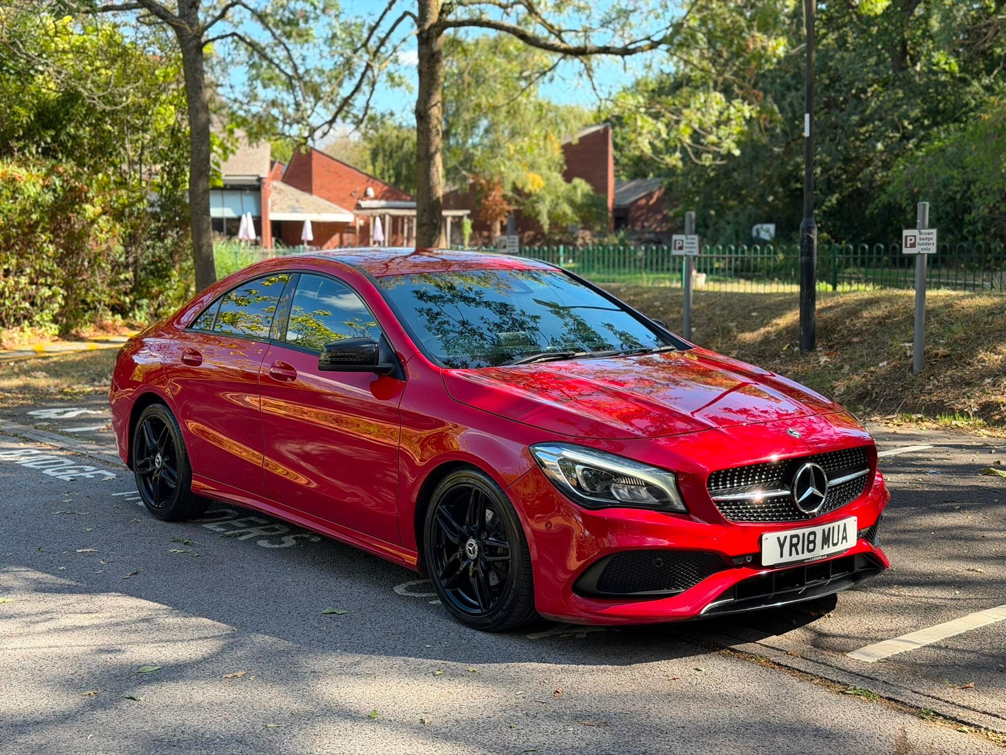 2018 Mercedes-Benz CLA in Red for sale