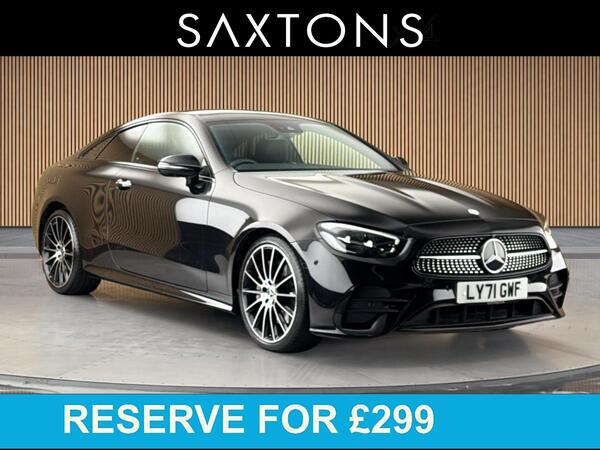 Black 2022 Mercedes-Benz E-Class Saloon Rear-wheel drive Automatic