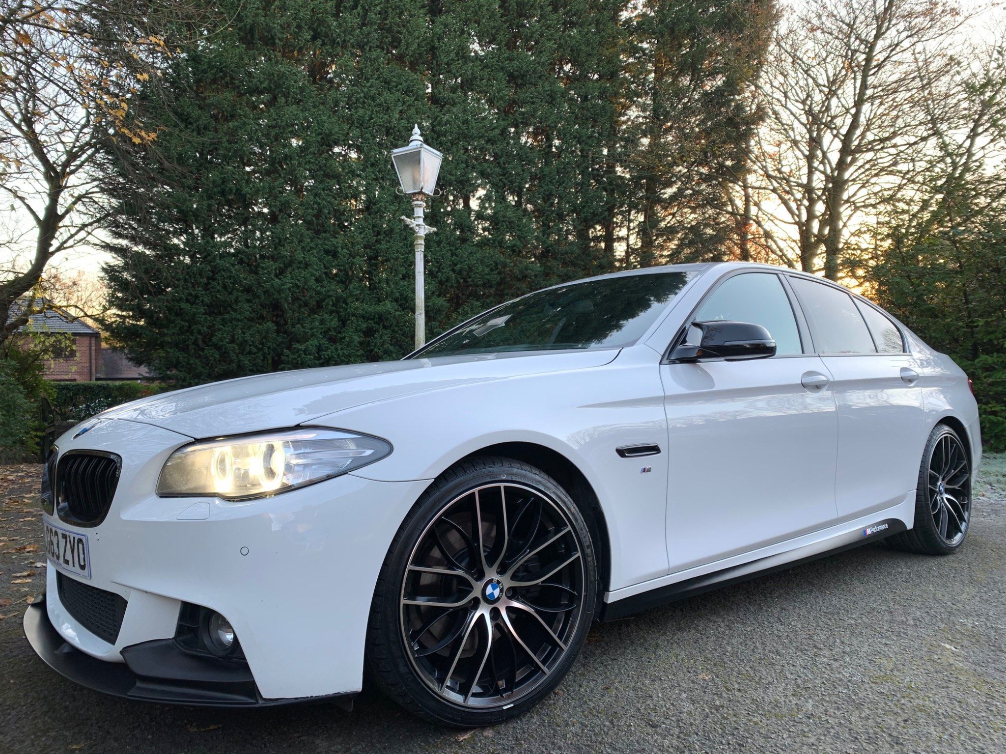 2013 BMW 5 Series in White for sale