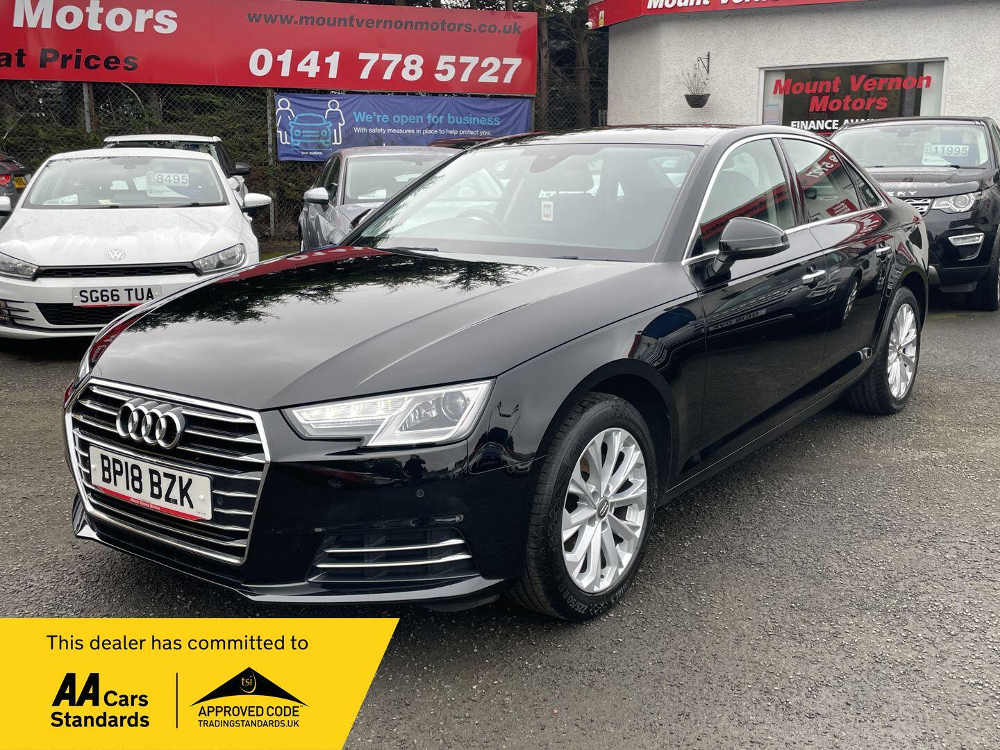 2018 Audi A4 in Black for sale