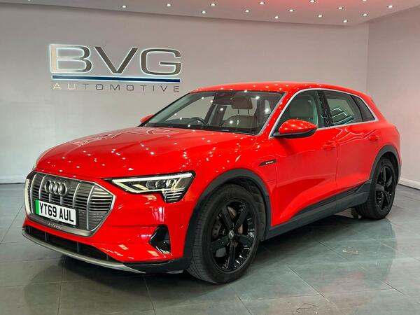 Red 2019 Audi E-Tron SUV/Crossover All-wheel drive Automatic
