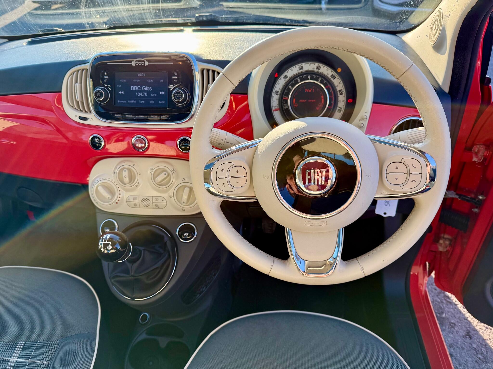 2016 Fiat 500 1.2 Lounge Euro 6 (s/s) 3dr • 58,415 miles image 3