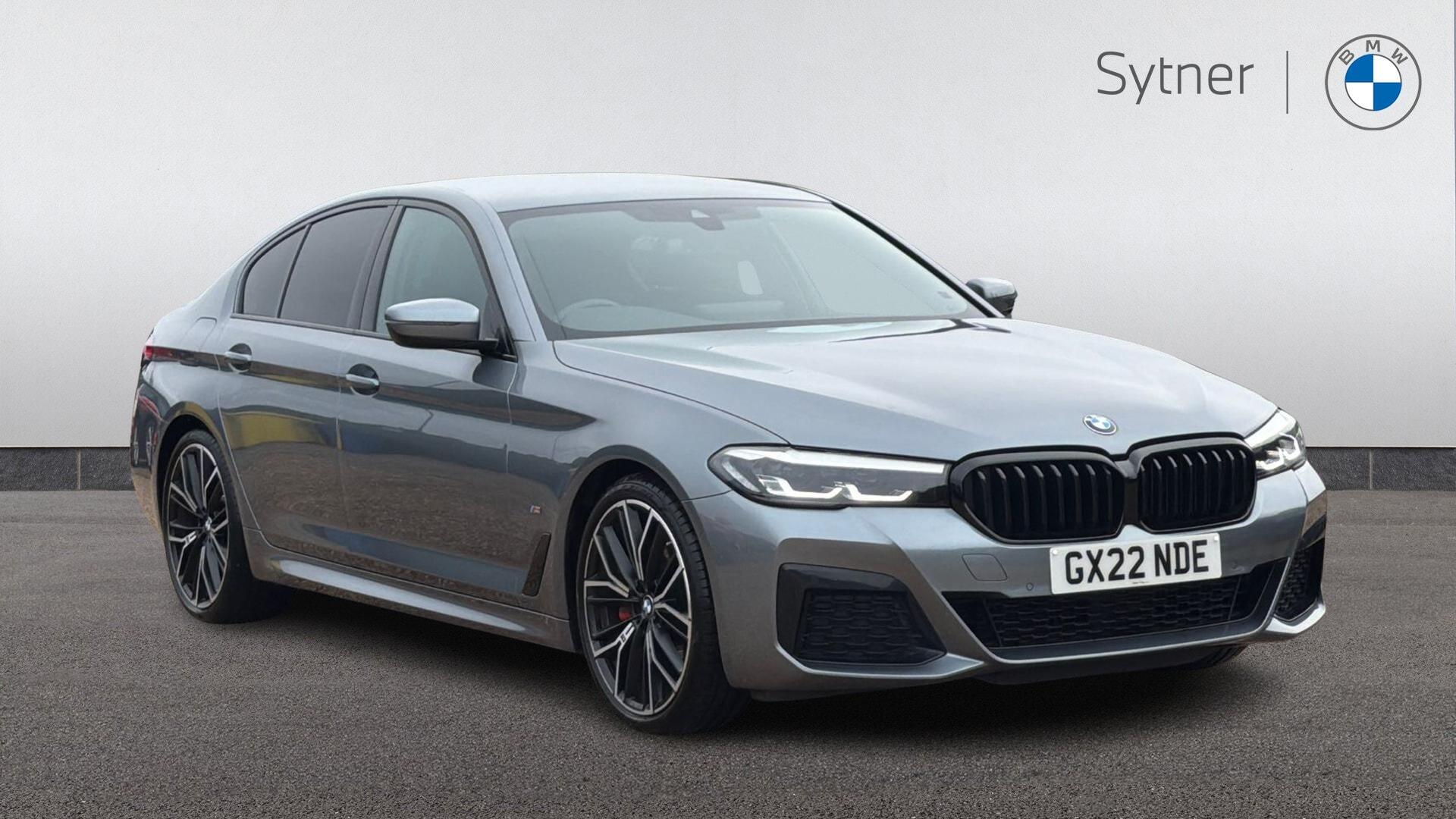 2022 BMW 5 Series in Blue for sale