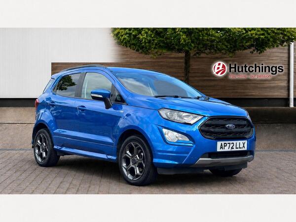 Blue 2023 Ford EcoSport Hatchback Front-wheel drive Manual
