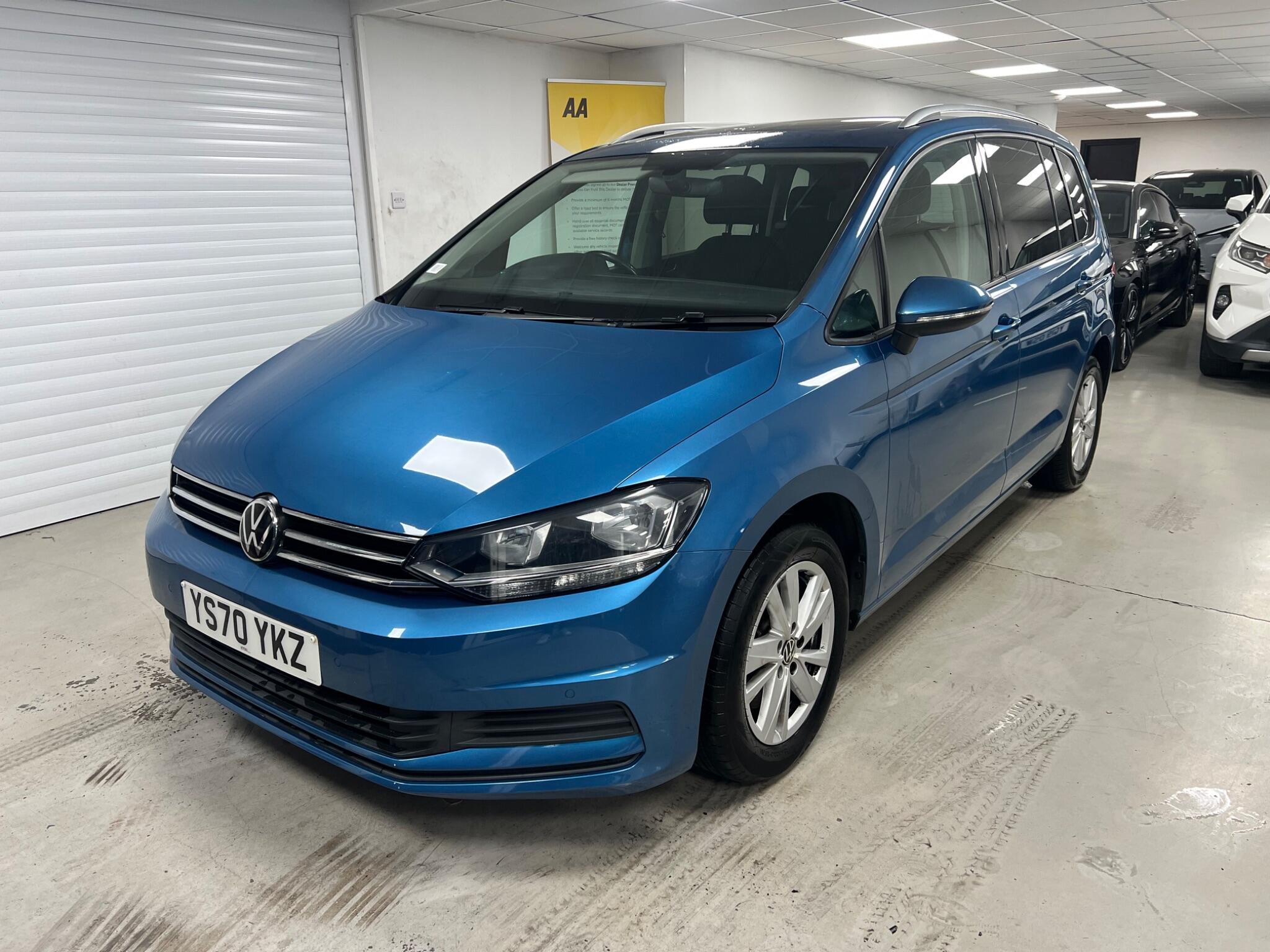 Blue 2020 Volkswagen Touran MPV Front-wheel drive Automatic